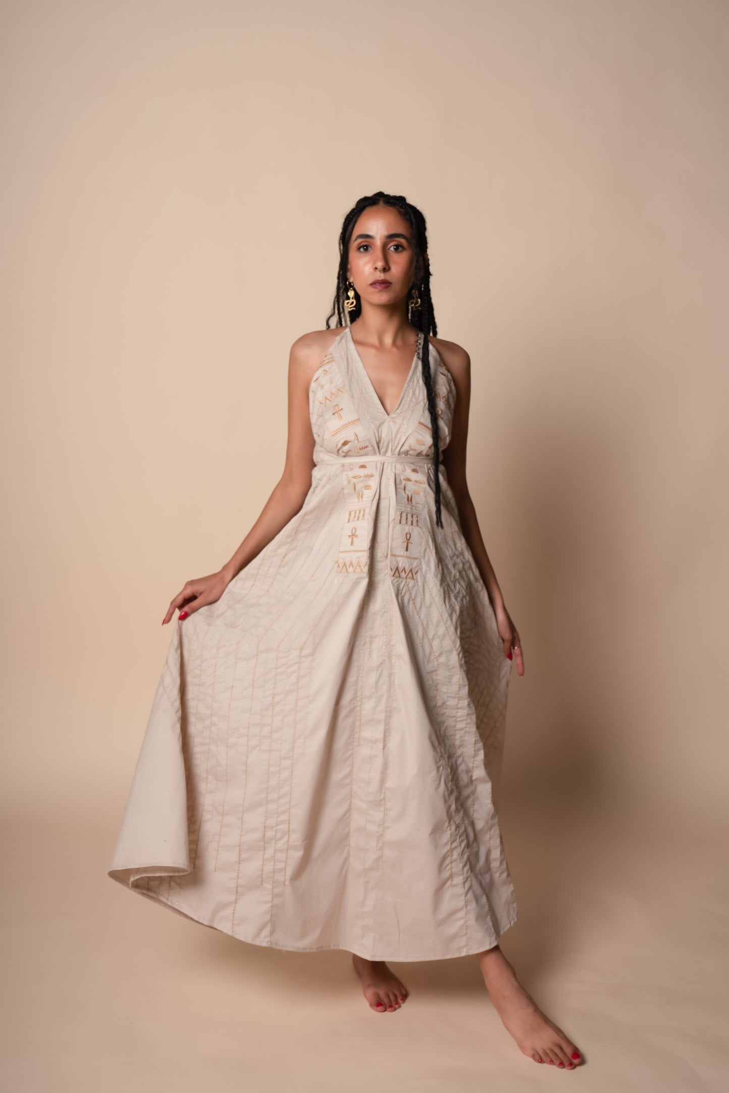 Divine Eternity Dress in Beige