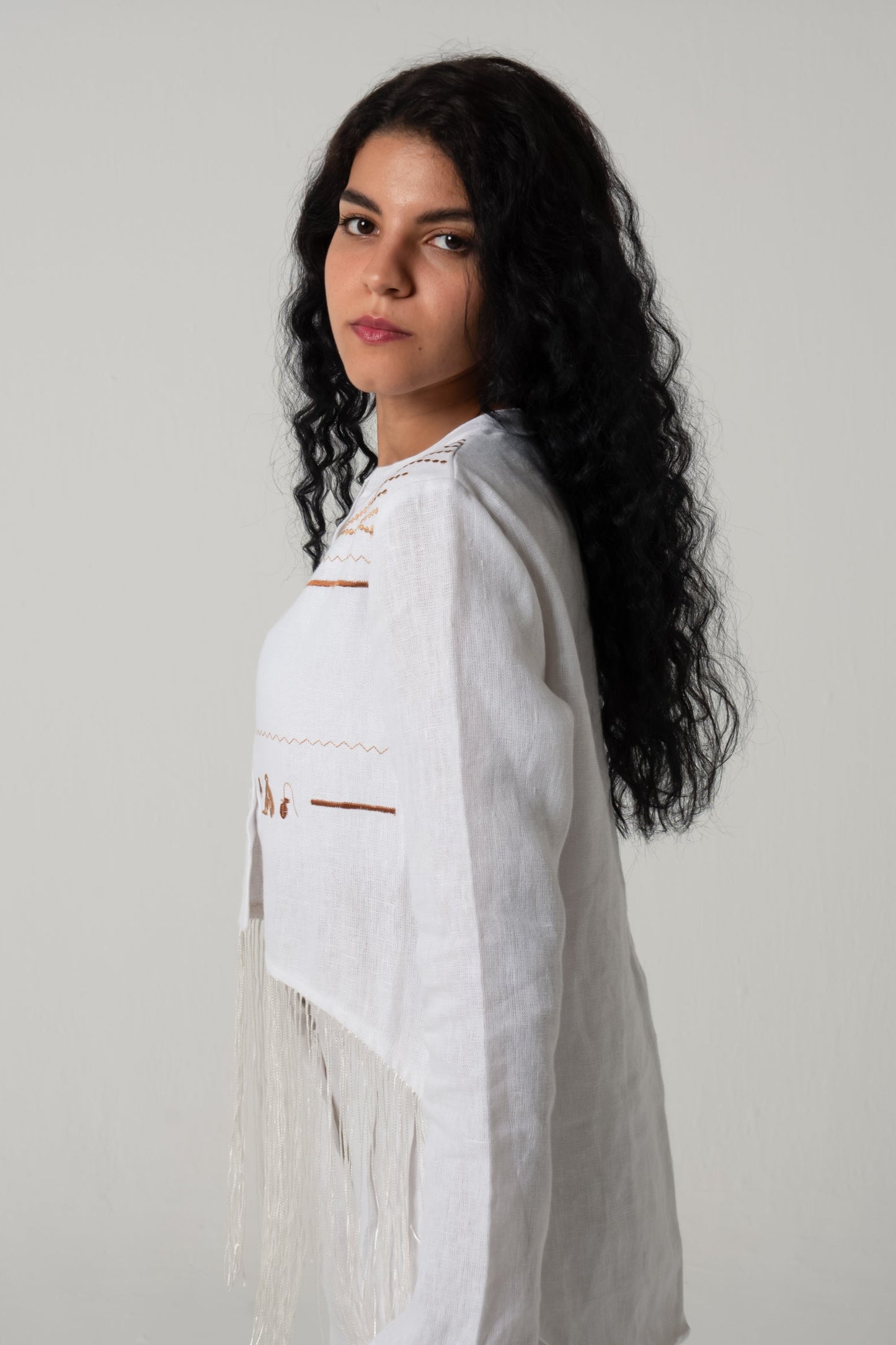 Collier Sacré Shirt in White