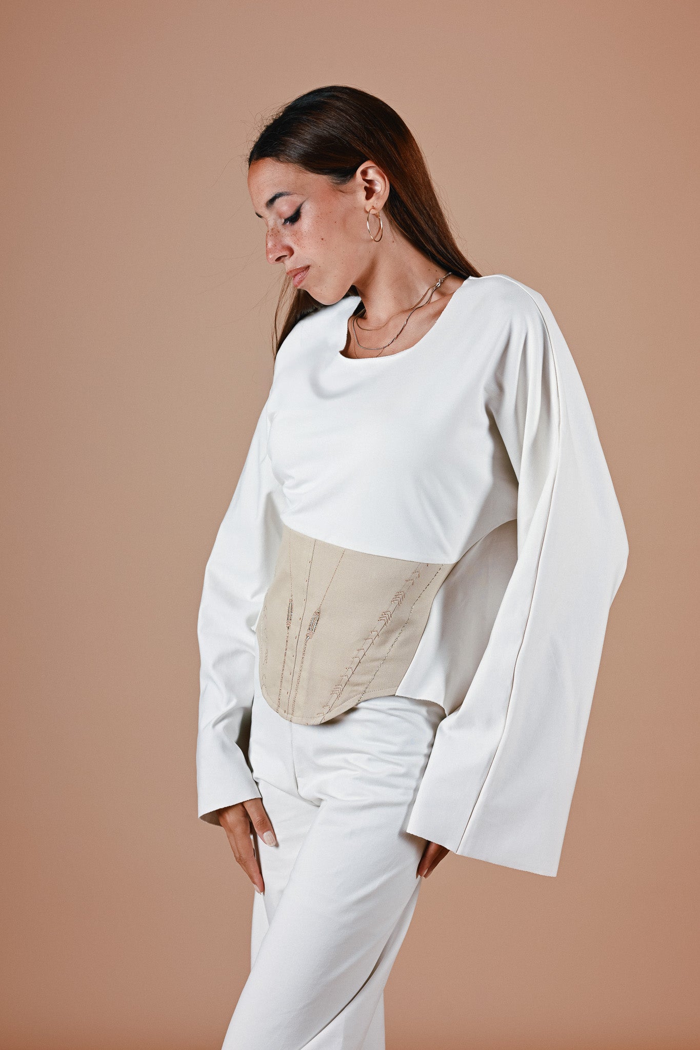 Isisienne Top in White