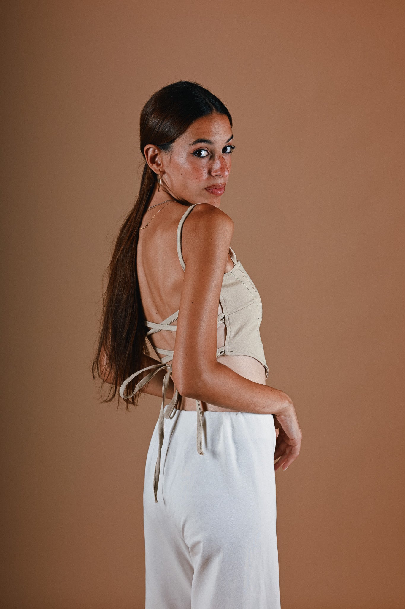 The Sculpted Volume Set - Corseted Top & Balloon Trousers
