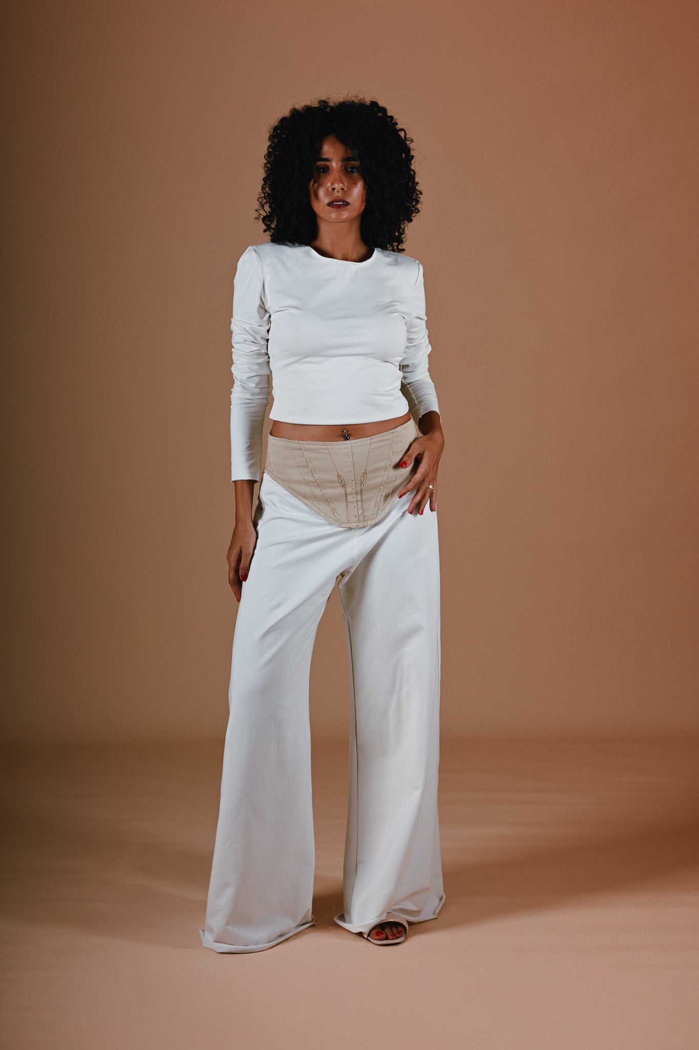 Isisienne Trousers in White