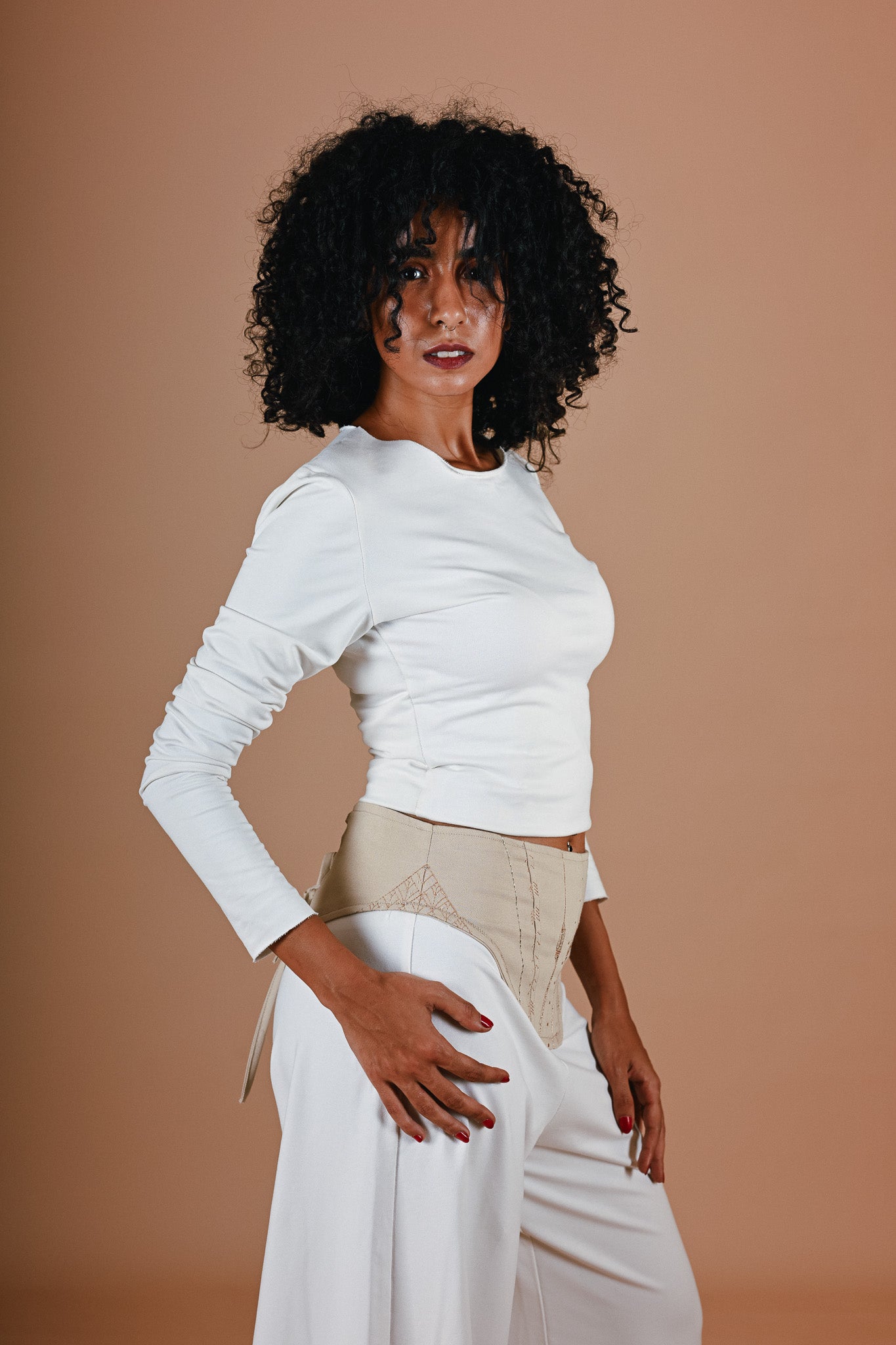 Isisienne Trousers in White