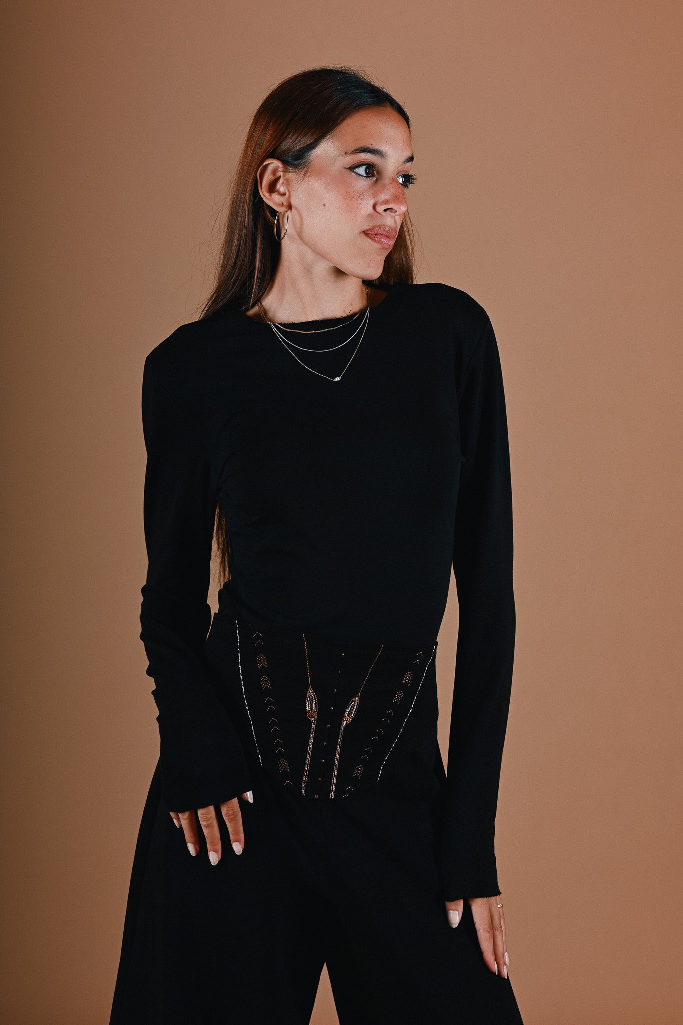 Isisienne Trousers in Black