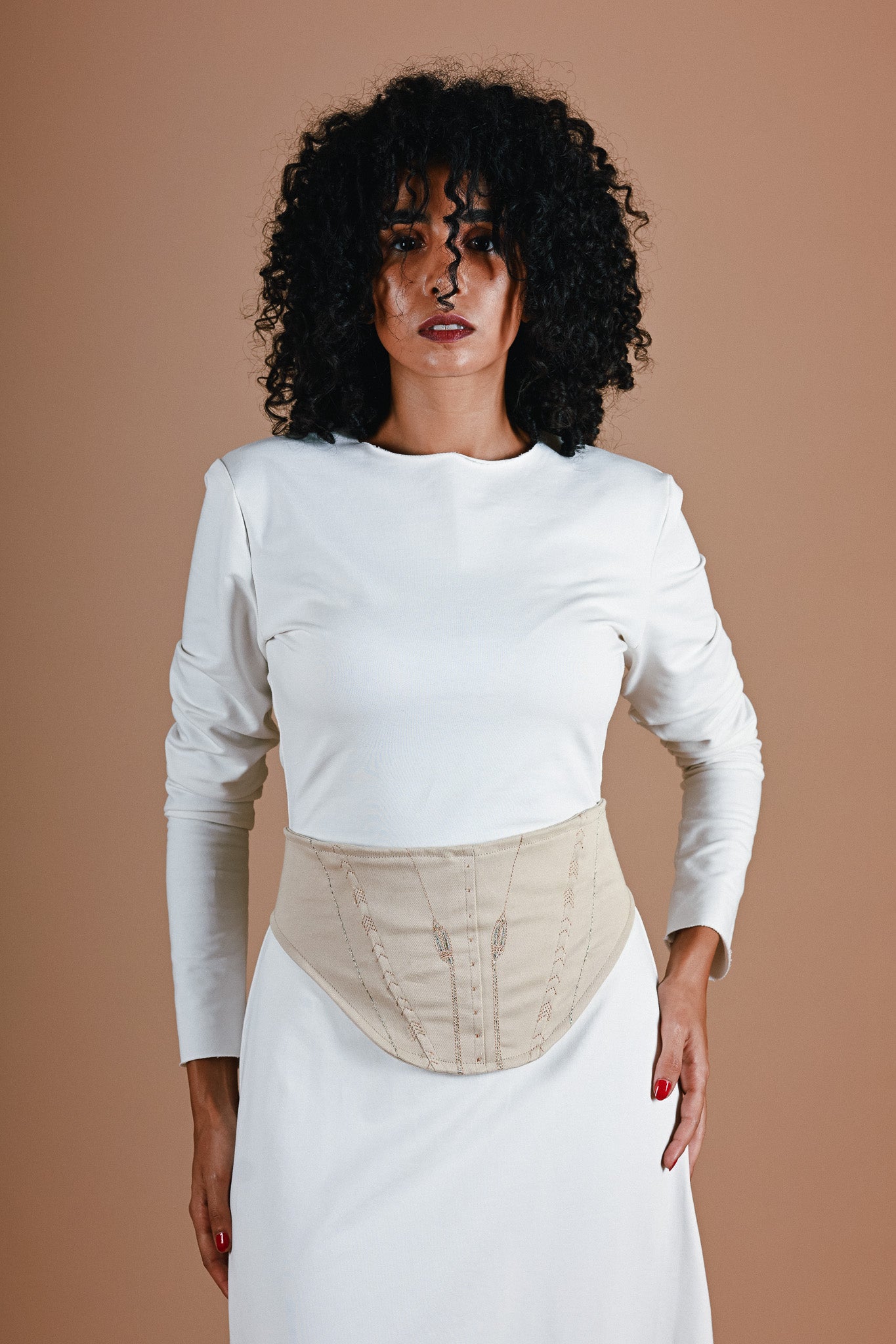 Isisienne Belt in Beige