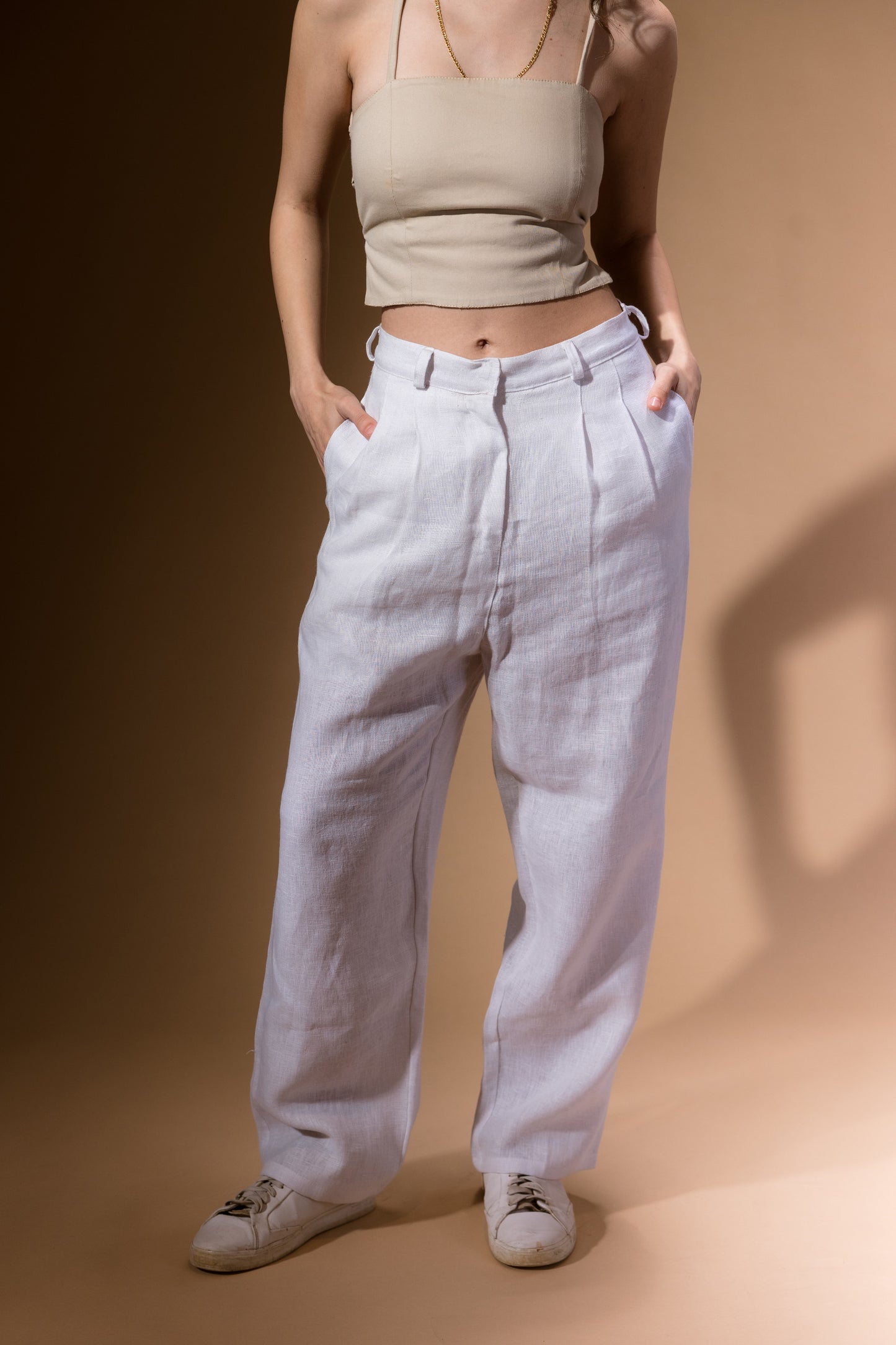 Passe-Partout Trousers in White