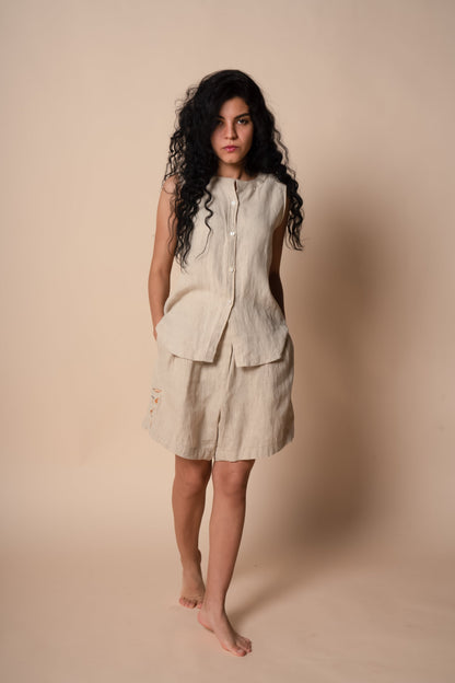 Divine Femininity Shirt in Beige