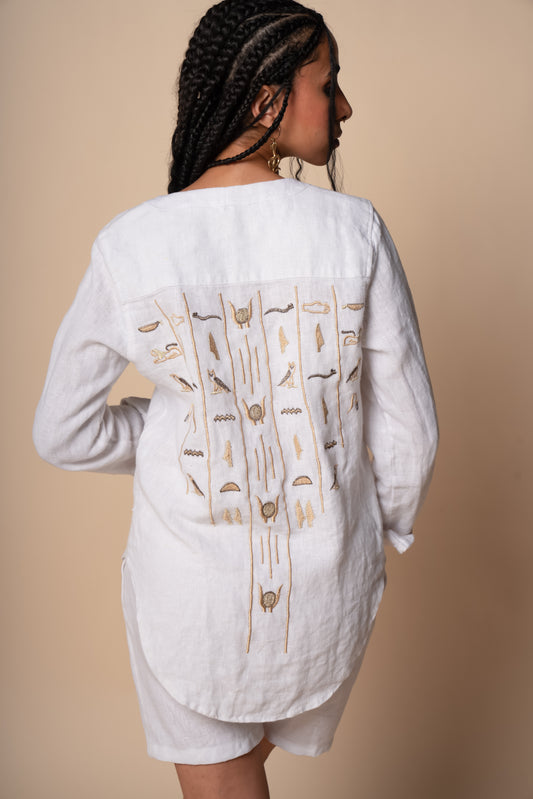 Divine Femininity Shirt in White