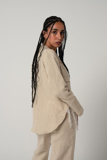 Collier Sacré Shirt in Beige