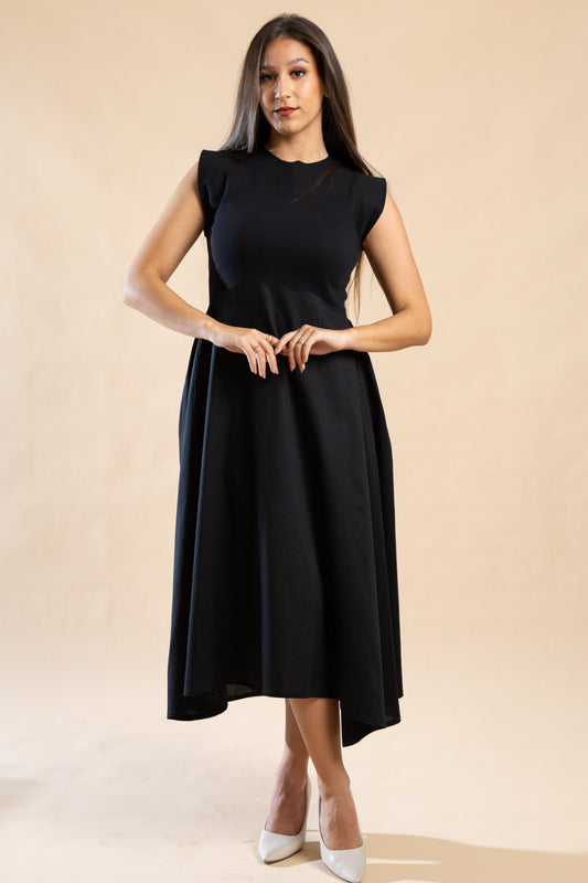 Passe-Partout Dress in Black
