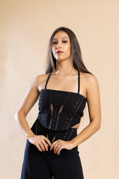 Corseted Crop top - Isisienne