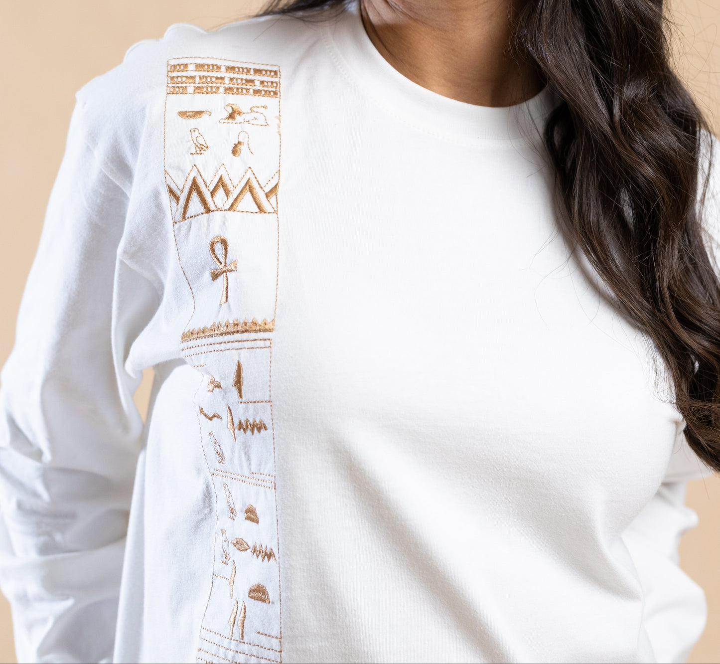 Divine Eternity Long Sleeve T-shirt in Black