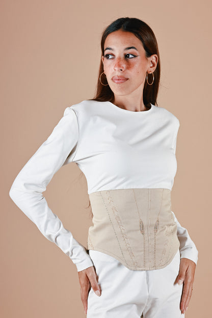 Isisienne Corset Top in Black