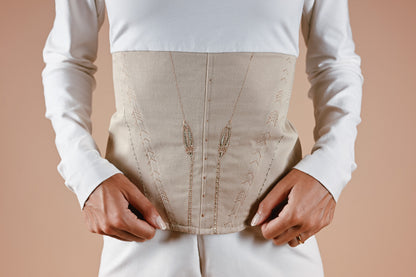 Isisienne Corset Top in White