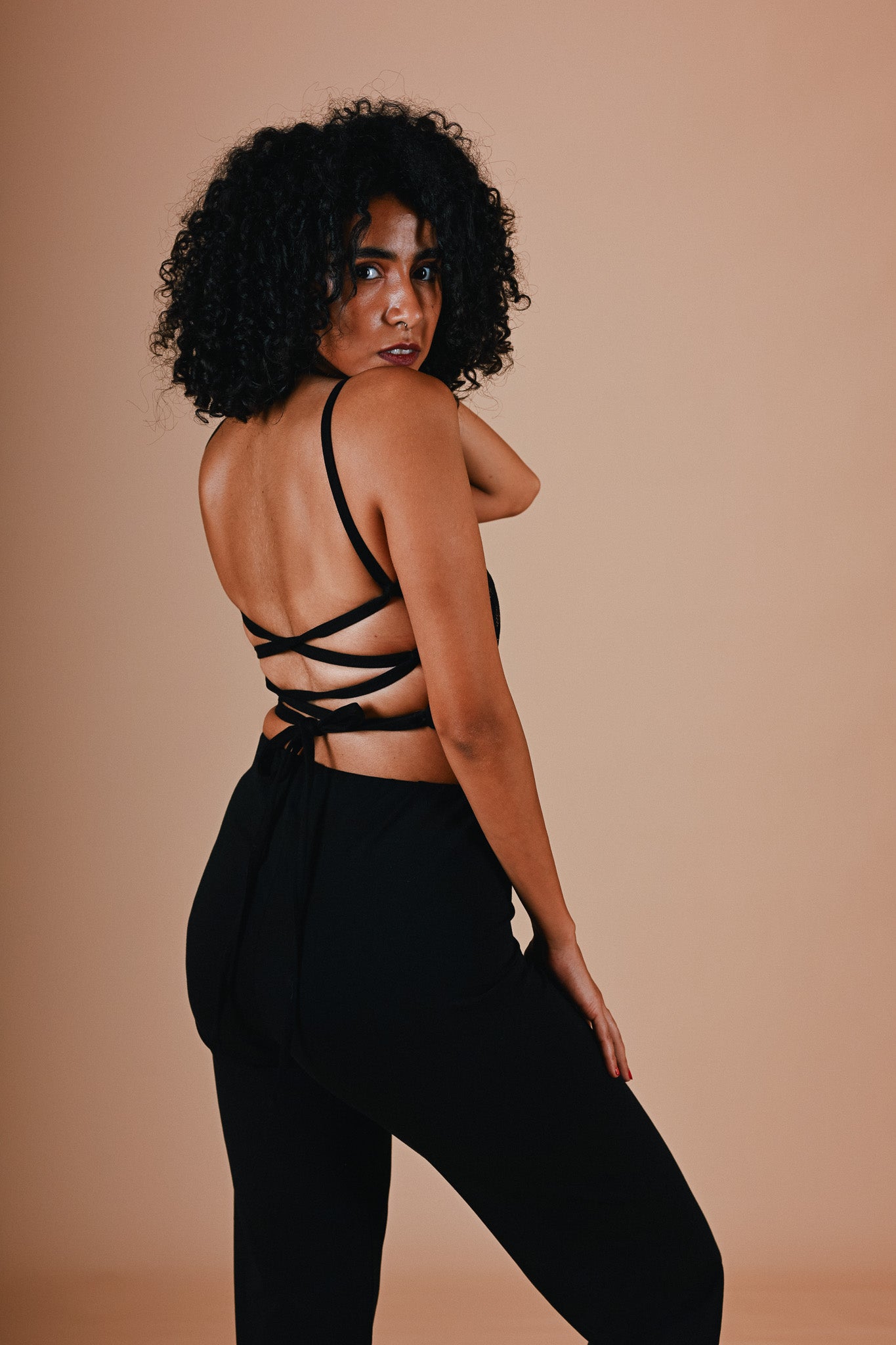 Isisienne Crop top in Black
