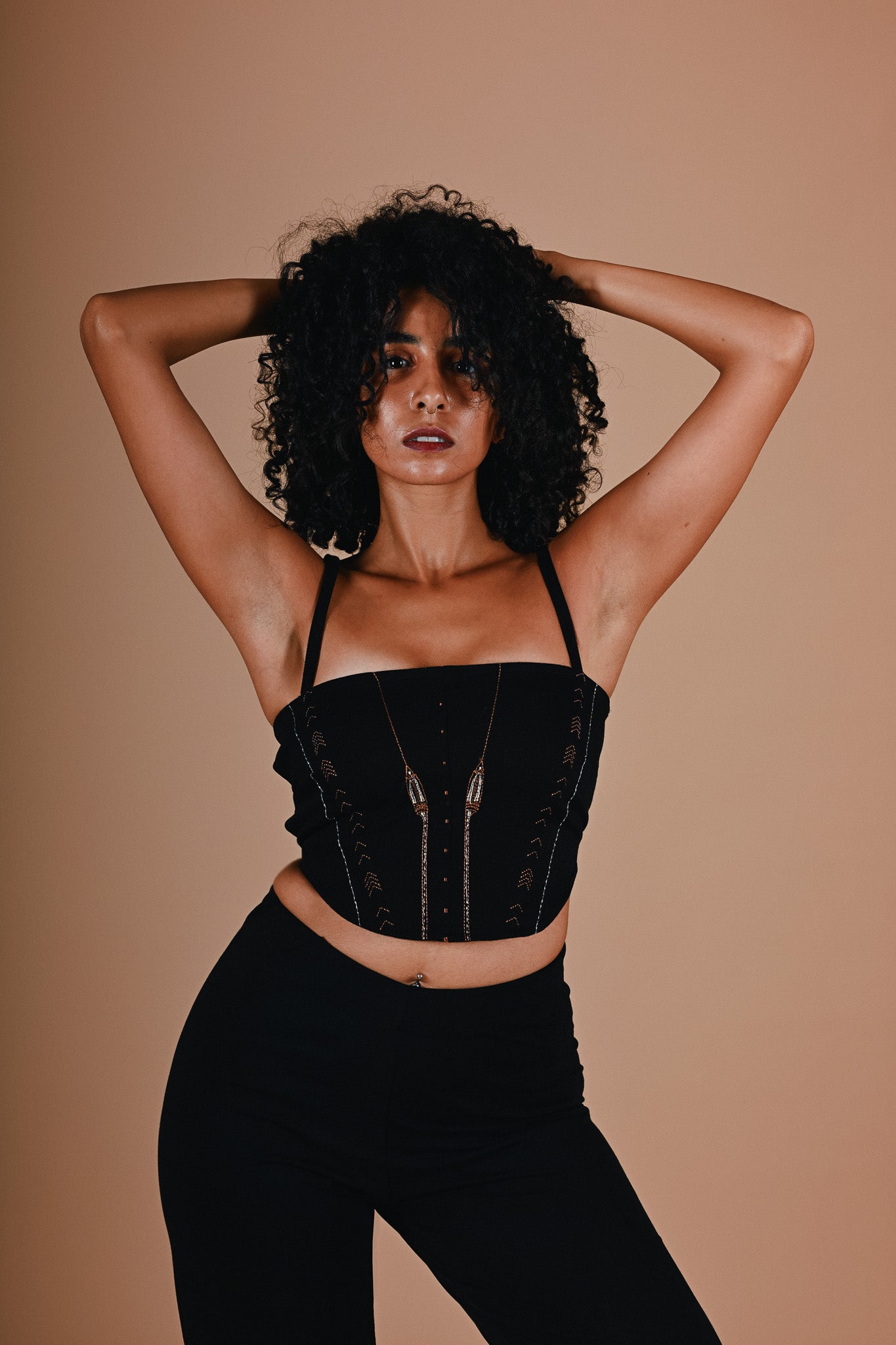 Isisienne Crop top in Black