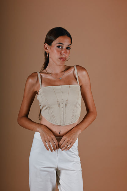 Isisienne Crop top in Black