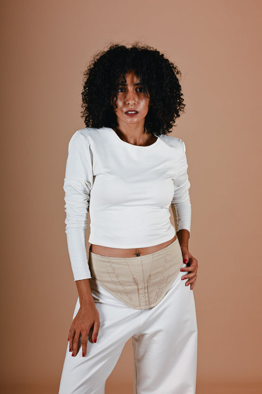 Isisienne Trousers in White