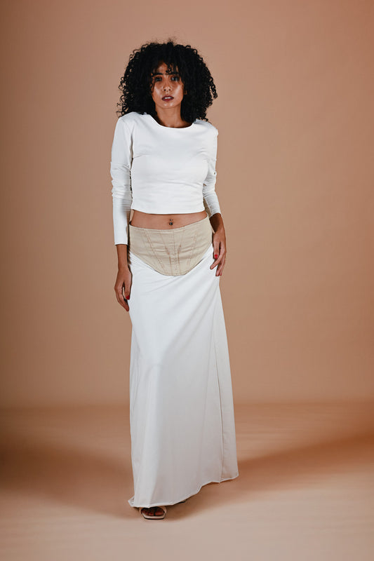 Isisienne Skirt in White