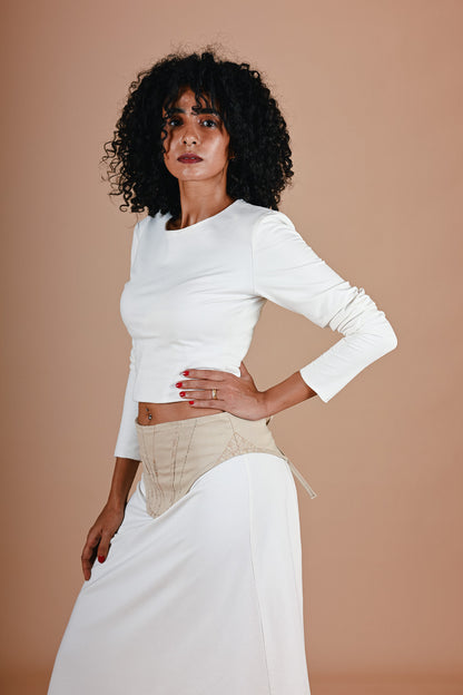 Isisienne Skirt in White