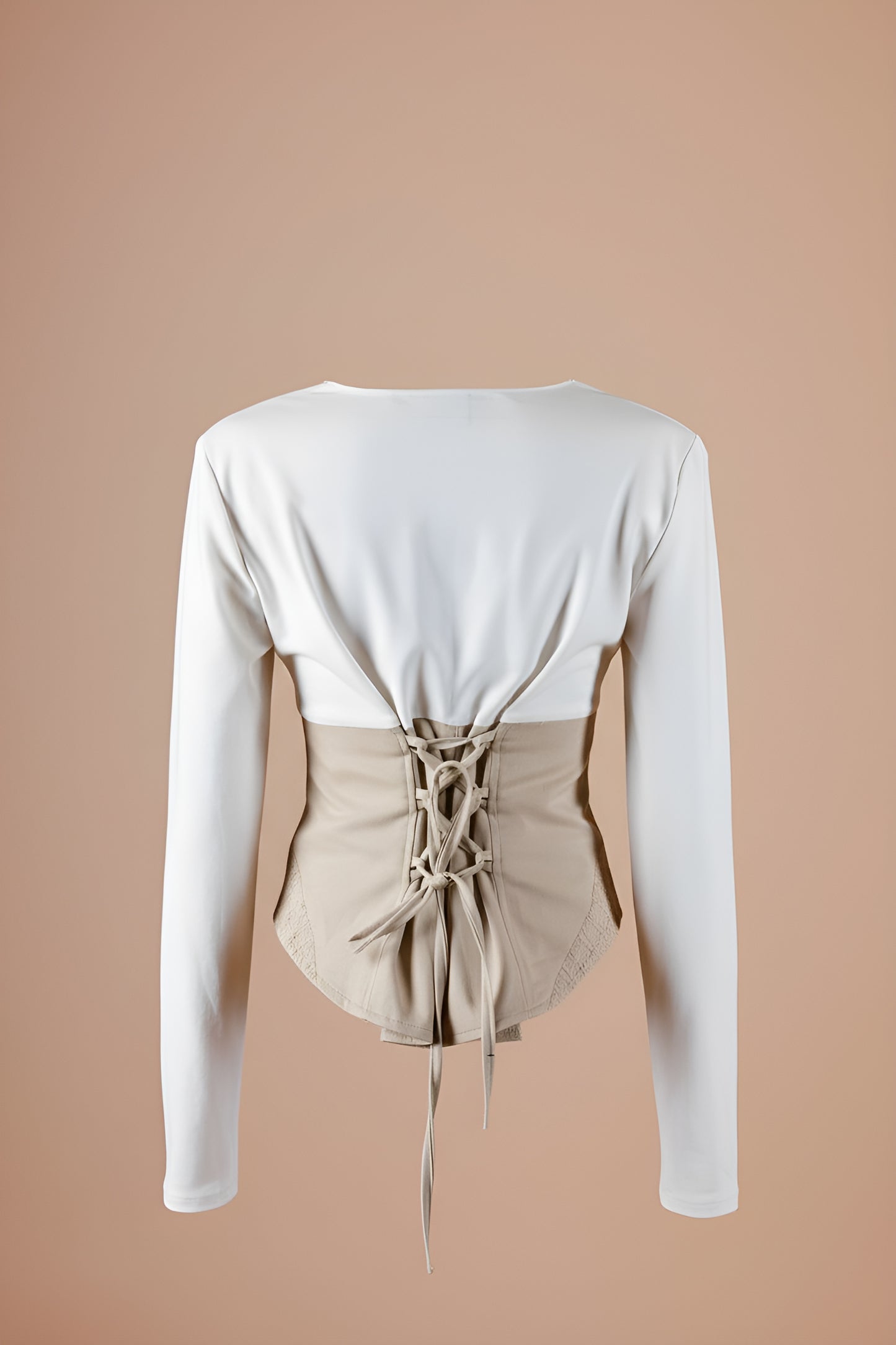Isisienne Corset Top in White