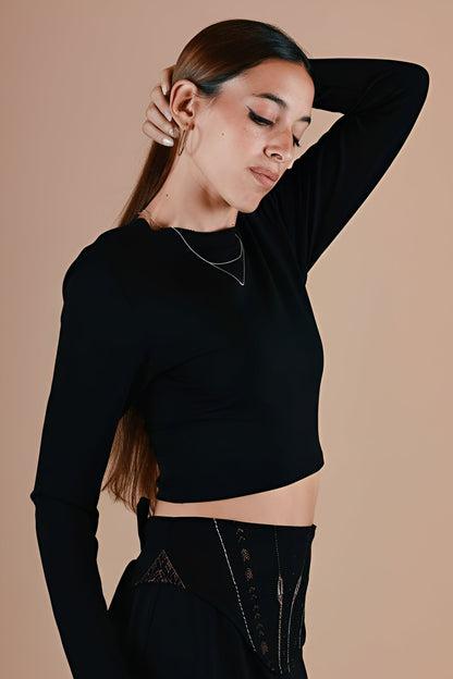 Isisienne Trousers in Black