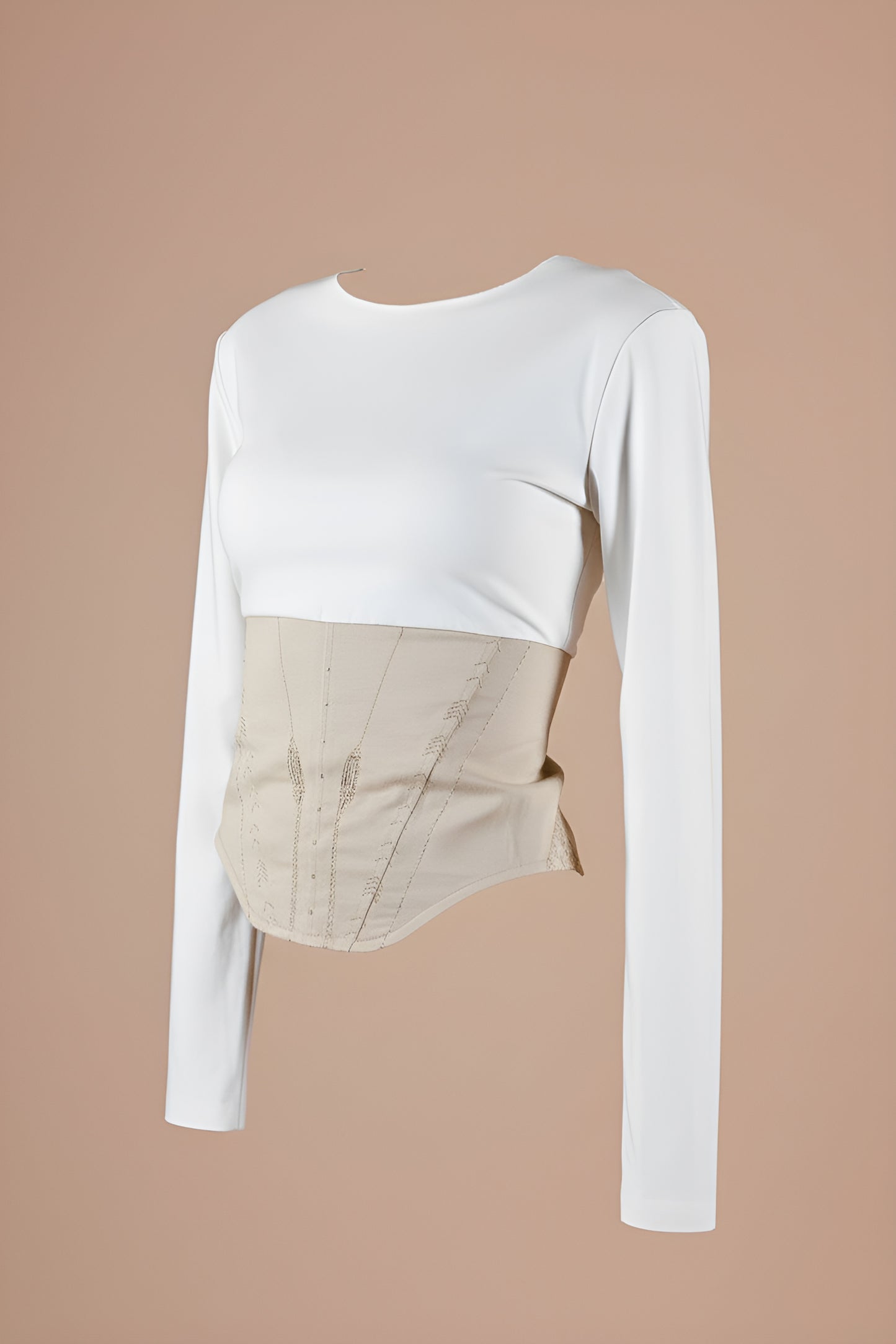 Isisienne Corset Top in White