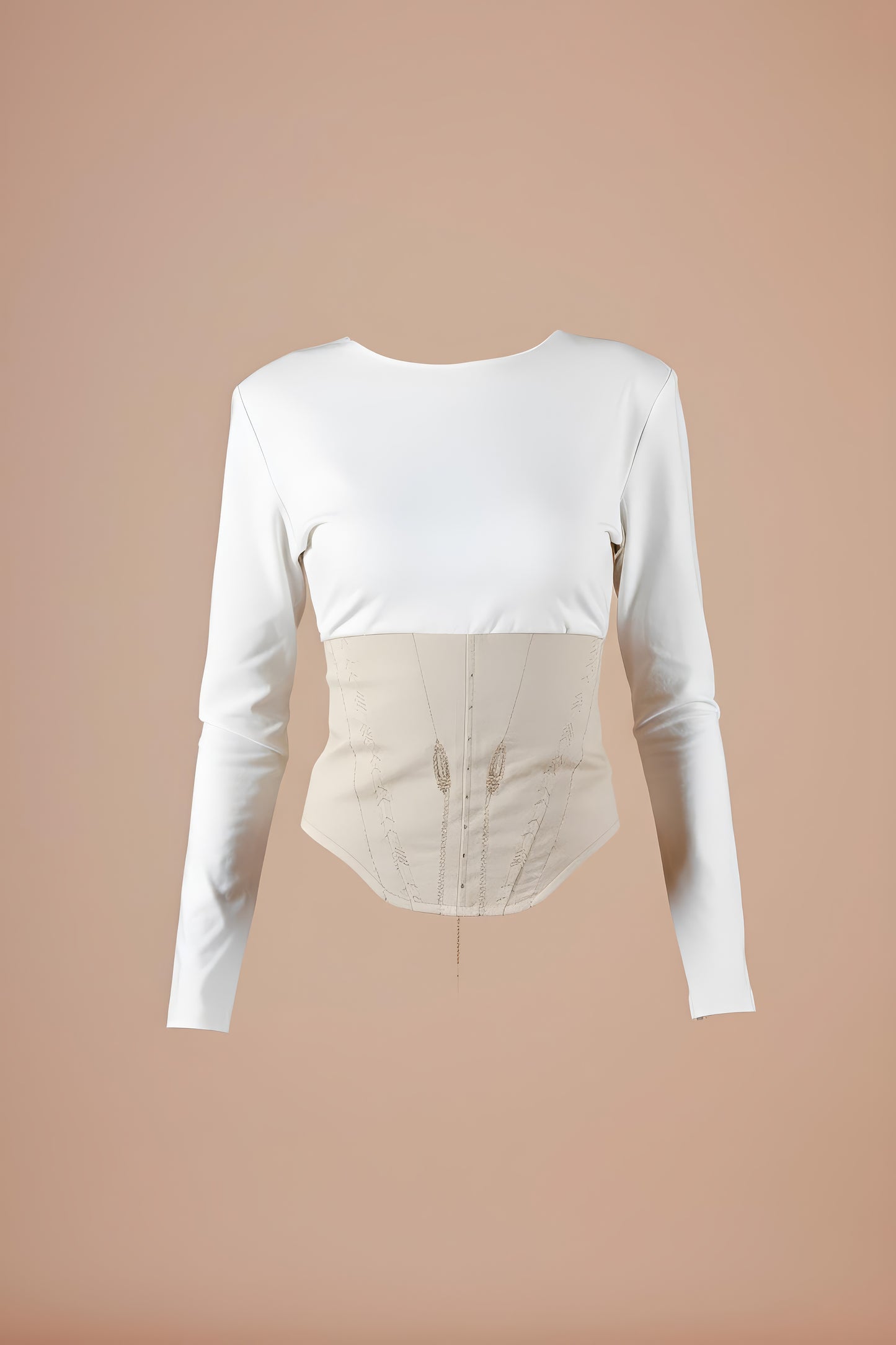 Isisienne Corset Top in White