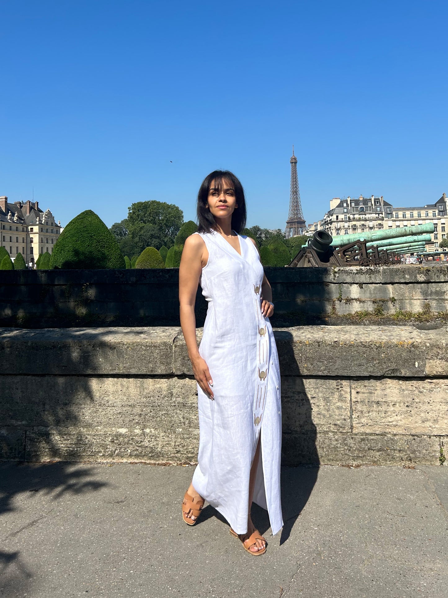 Minimalist Divine Femininity White Dress