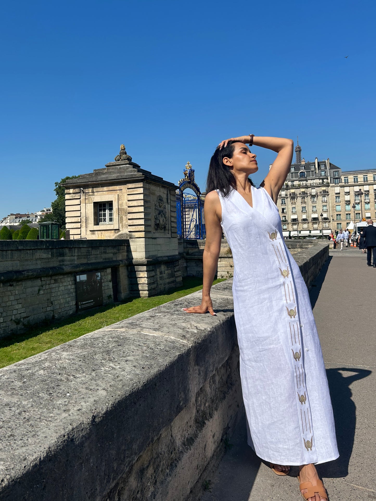 Minimalist Divine Femininity White Dress