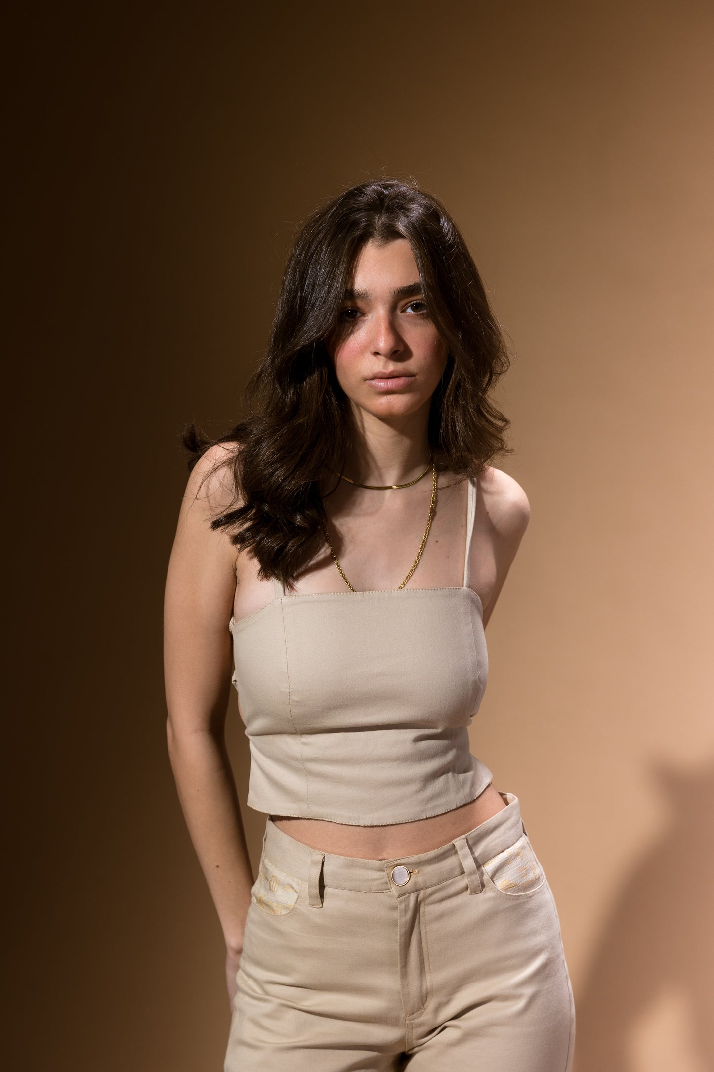 Hiéroglyphes Quotidiens Crop Top