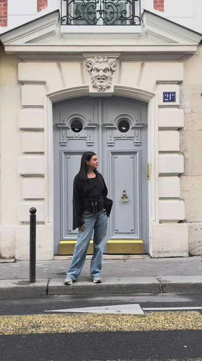 Isisienne Loose Top in Off-White / Beige