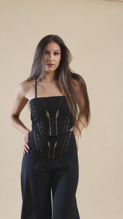 Corseted Crop top - Isisienne