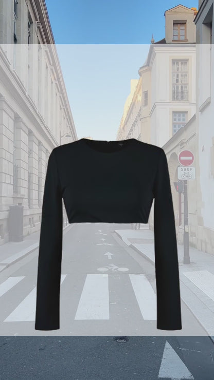 Isisienne Corset Top in Black