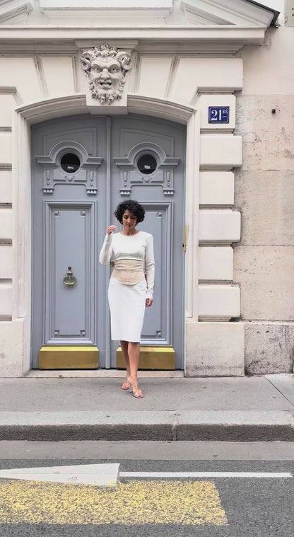 Isisienne Corset Top in Black