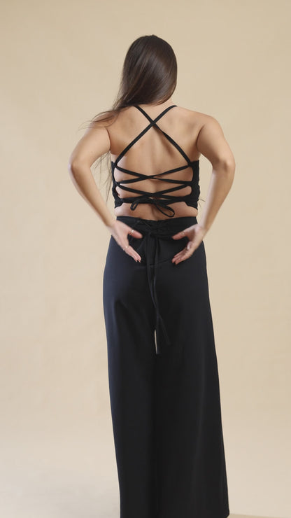 Corseted Cotton Pants - Isisienne