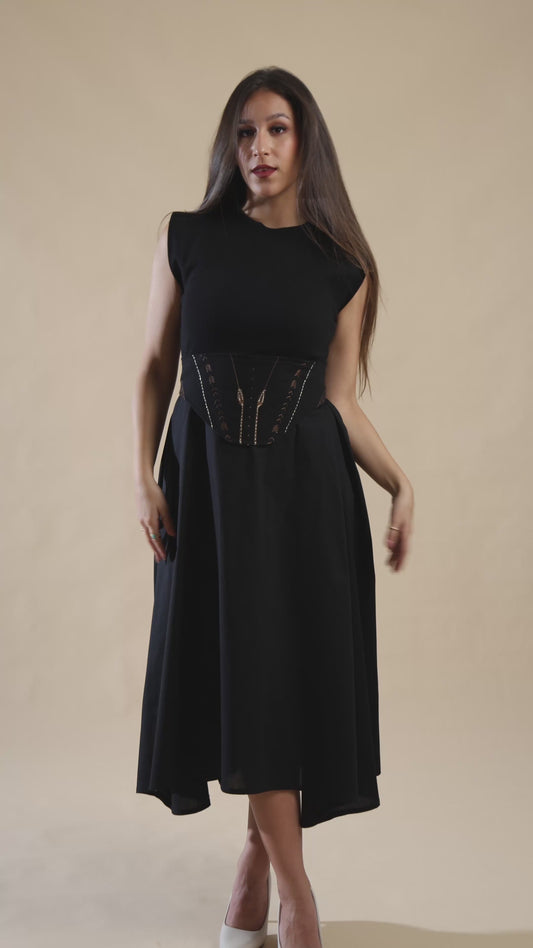The Sculpted Set - Dress & Belt - Isisienne