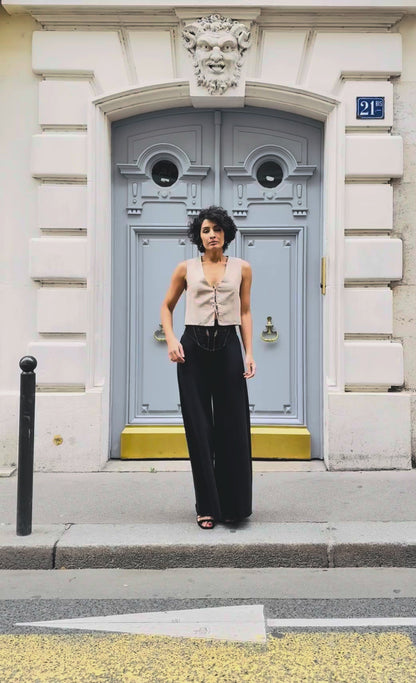 Isisienne Trousers in Black